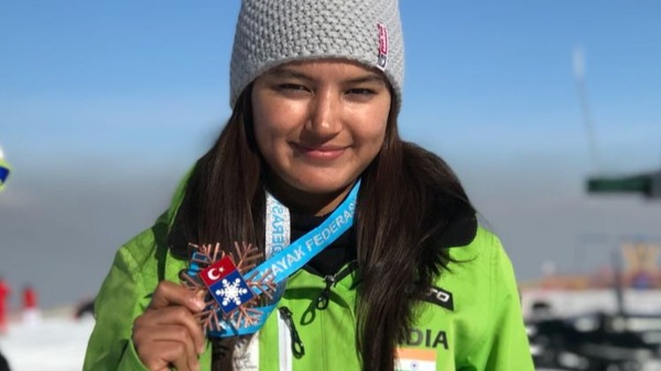 India's first ski athelete to bring home a medal, is looking for support.
